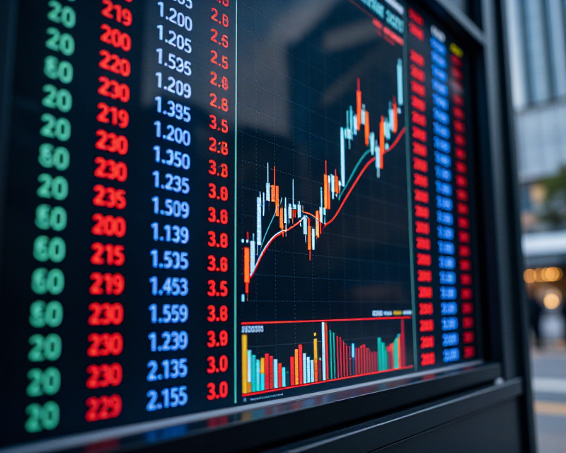 Stock Market Digital Display