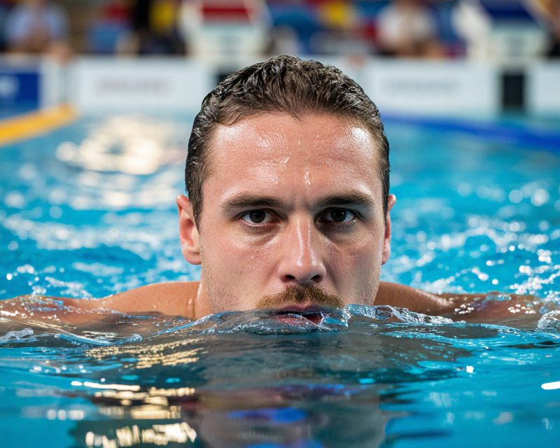 Cinematic Swimming Victory
