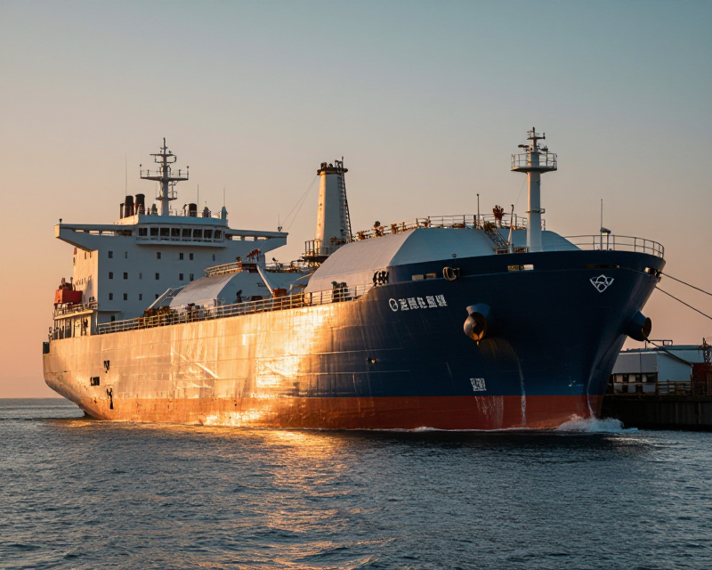 Massive LNG Carrier in Korean Shipyard