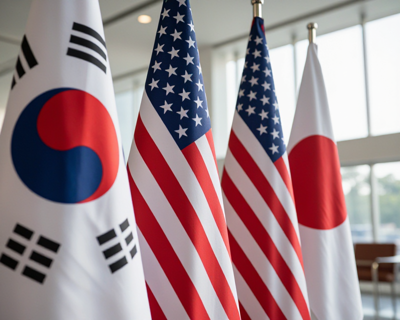 Symbol of Trilateral Diplomacy