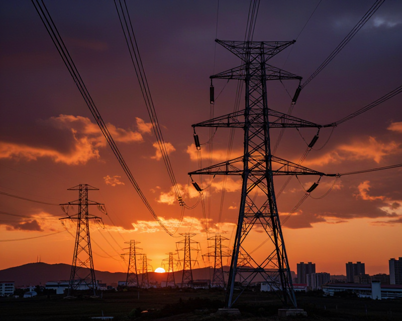 Dramatic Power Lines in Korea