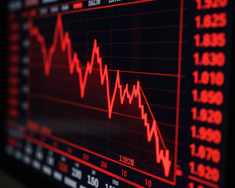 Stock Market Crash Concept