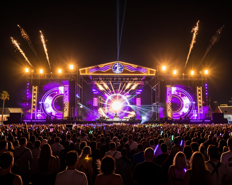 Cinematic Music Festival Scene