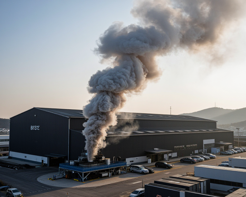 Fire at Logistics Center