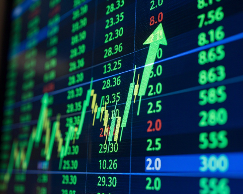 Stock Market Surge Visual