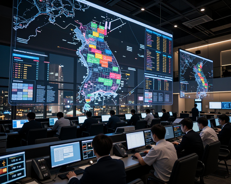 High-tech Security Command Center