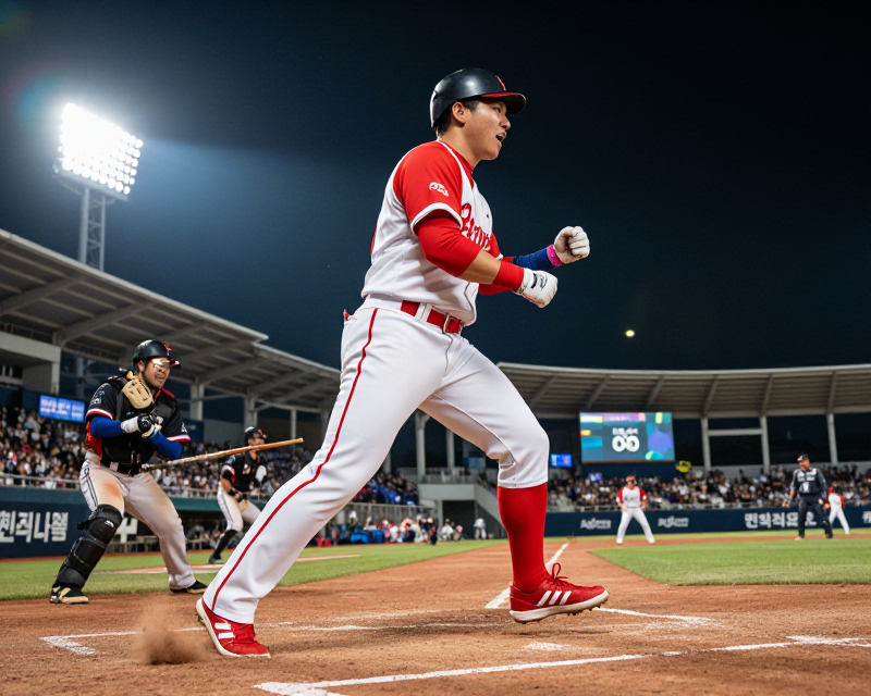 Baseball Victory Moment