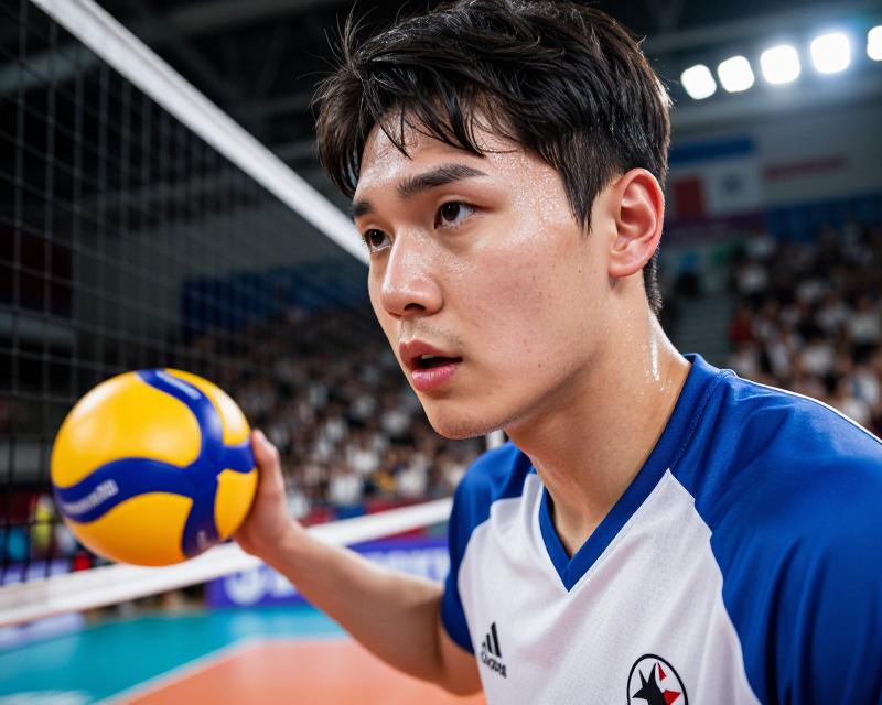 Dramatic Volleyball Moment