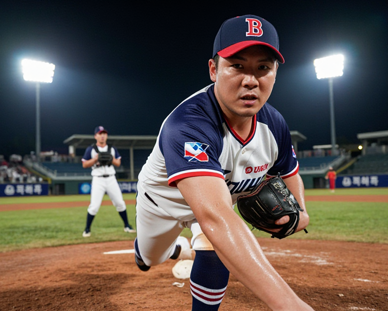 Baseball Pitcher Focus