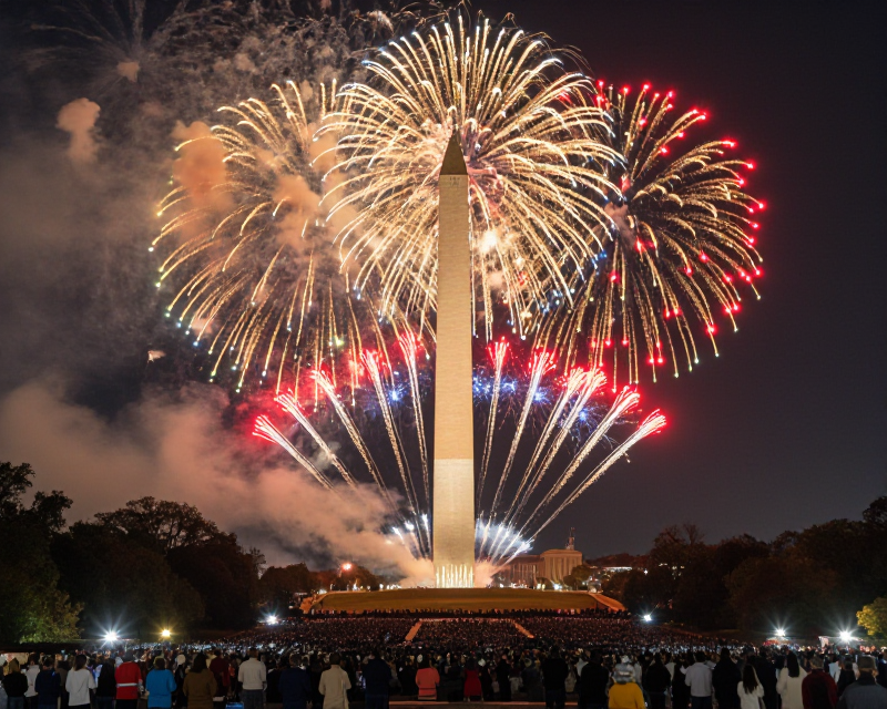 US 250th Anniversary Fireworks