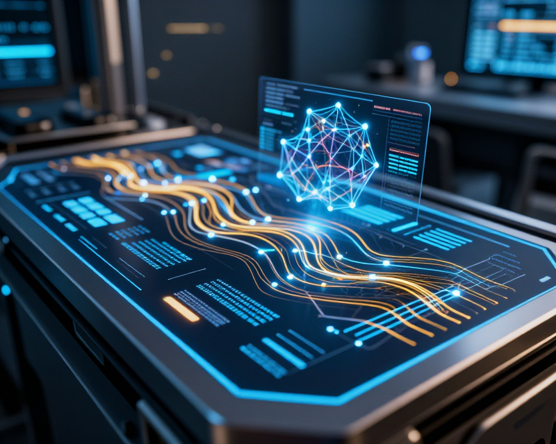 AI and Finance Security Concept