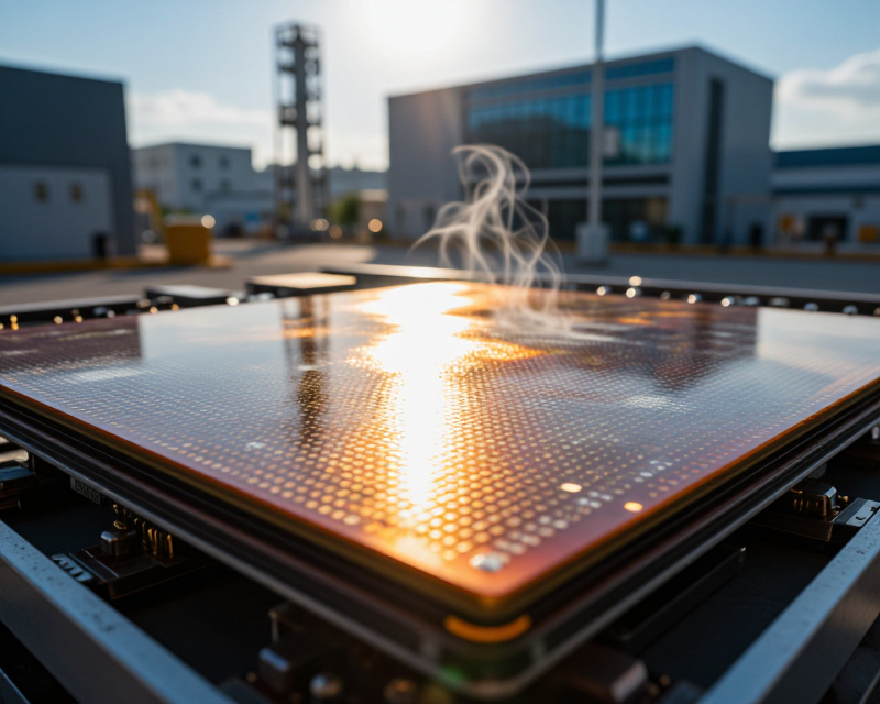 Semiconductor and Heatwave Concept