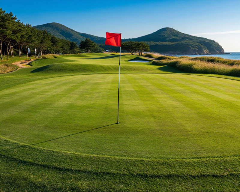 Cinematic Golf Green in Haenam